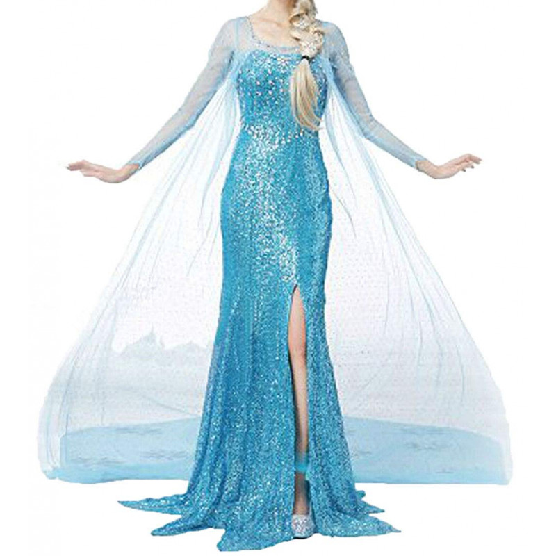 vestido da elsa adulto