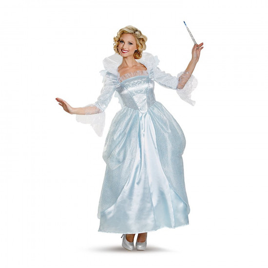Fantasia Fada Madrinha da Cinderela Adulto Luxo Fantasia Fada Madrinha da Cinderela Adulto Luxo