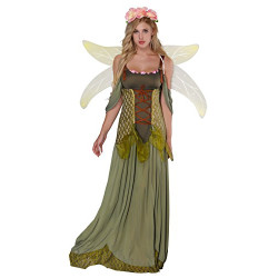 Fantasia Fada Madrinha Princesa da Floresta Adulto Luxo 