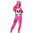 Fantasia Fortnite Urso Rosa Adulto Luxo