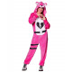 Fantasia Fortnite Urso Rosa Adulto Luxo Fantasia Fortnite Urso Rosa Adulto Luxo
