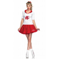 Fantasia Grease Rydell High Cheerleader Adulto Luxo