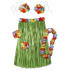 Fantasia Havaiana Conjunto Luxo