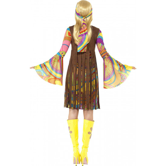 Fantasia Hippie Adulto Groovy Hippie