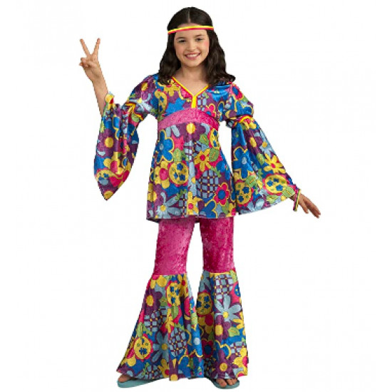 Fantasia Infantil Hippie Colorida