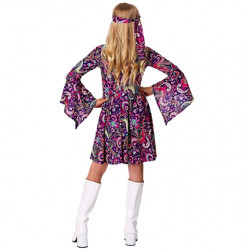 Fantasia Infantil Hippie Lilás