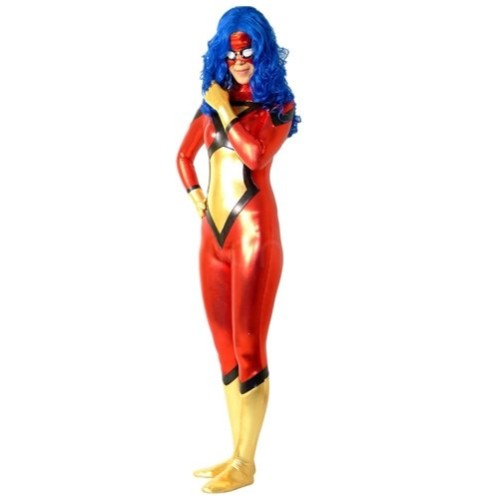Fantasia Jessica Drew Mulher Aranha Adulto Feminino Fantasia Jessica Drew Mulher Aranha Adulto Feminino