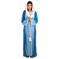 Fantasia Maria mãe de Jesus Adulto Luxo