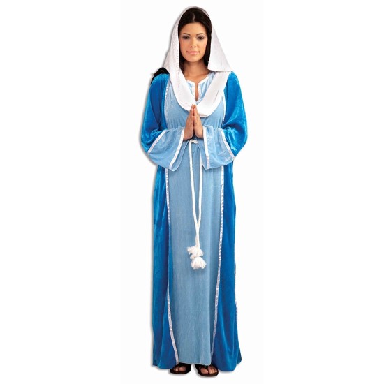 Fantasia Maria mãe de Jesus Adulto Luxo