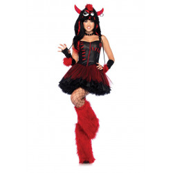 Fantasia Monstro Feroz Rebelde Adulto Feminino Sexy