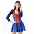 Fantasia Mulher Aranha do Homem Aranha Feminino Adulto Vestido Luxo
