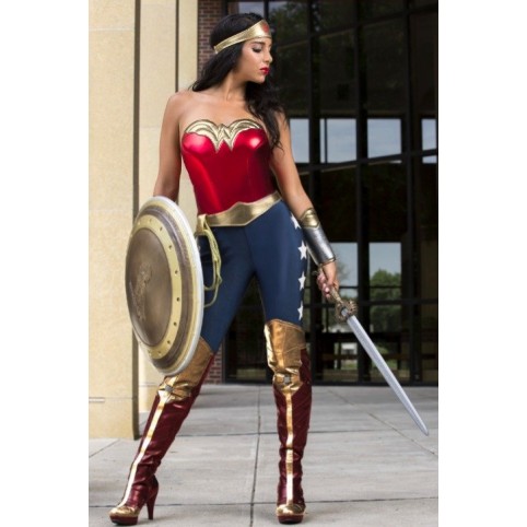 Fantasia Mulher Maravilha Adulto Feminino Sexy Luxo Fantasia Mulher Maravilha Adulto Feminino Sexy Luxo