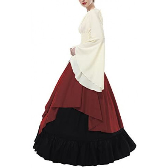 Fantasia Mulher Vitoriana Medieval Adulto Feminino