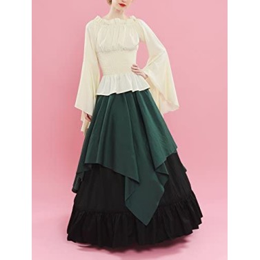 Fantasia Mulher Vitoriana Medieval Adulto Feminino