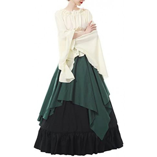 Fantasia Mulher Vitoriana Medieval Adulto Feminino