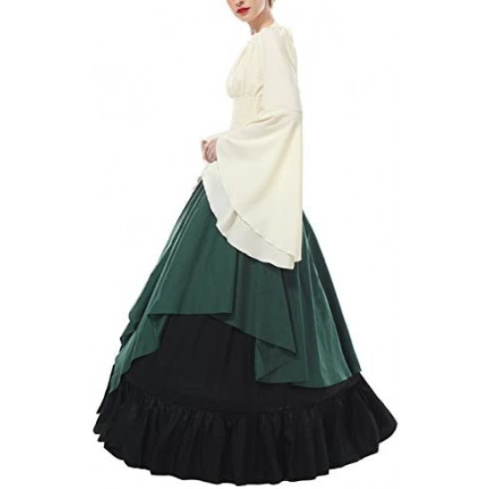 Fantasia Mulher Vitoriana Medieval Adulto Feminino