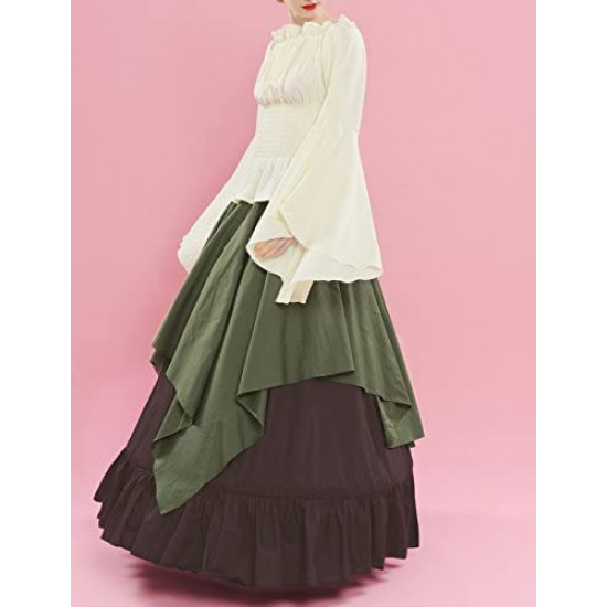 Fantasia Mulher Vitoriana Medieval Adulto Feminino