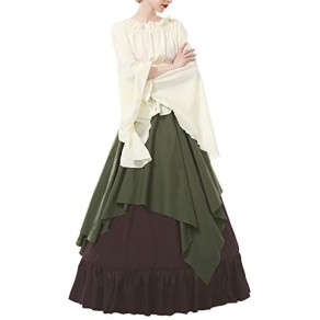 Fantasia Mulher Vitoriana Medieval Adulto Feminino