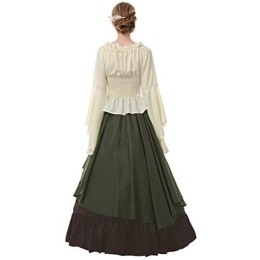Fantasia Mulher Vitoriana Medieval Adulto Feminino