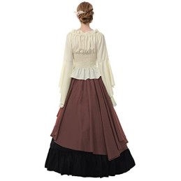 Fantasia Mulher Vitoriana Medieval Adulto Feminino
