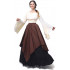 Fantasia Mulher Vitoriana Medieval Adulto Feminino