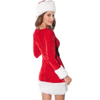 Fantasia Natal Papai Noel Luxo Adulto
