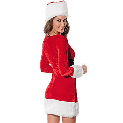 Fantasia Natal Papai Noel Luxo Adulto