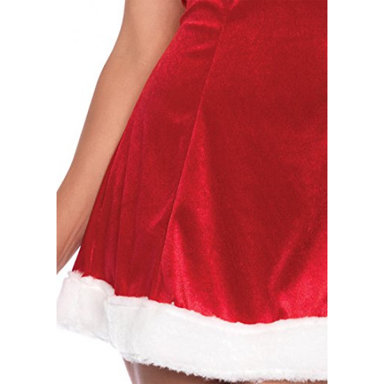 Fantasia Natal Papai Noel Luxo Adulto Delicado