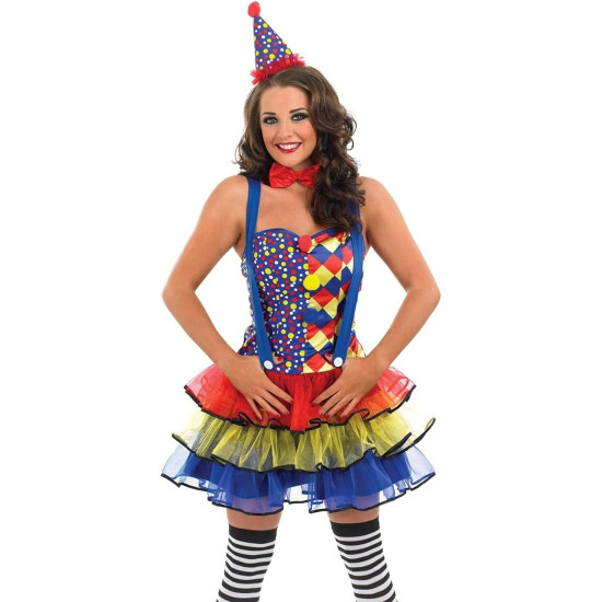 Fantasia Palhacinha Adulto Feminino