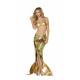 Fantasia Pequena Sereia Ariel Sexy Adulto Feminino Dourada Fantasia Pequena Sereia Ariel Sexy Adulto Feminino Dourada