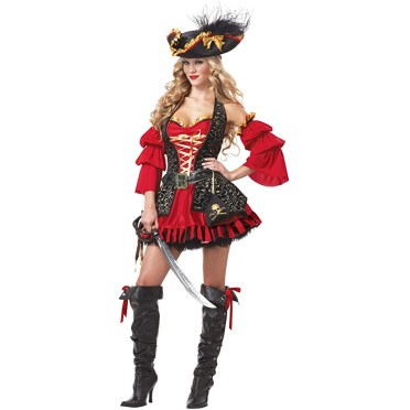 Fantasia Pirata Feminina Clássica Espanhola Fantasia Pirata Feminina Clássica Espanhola