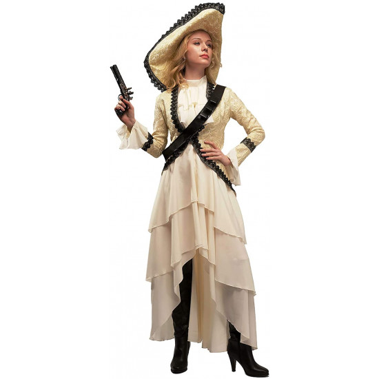 Fantasia Pirata Feminina Clássica Fancy