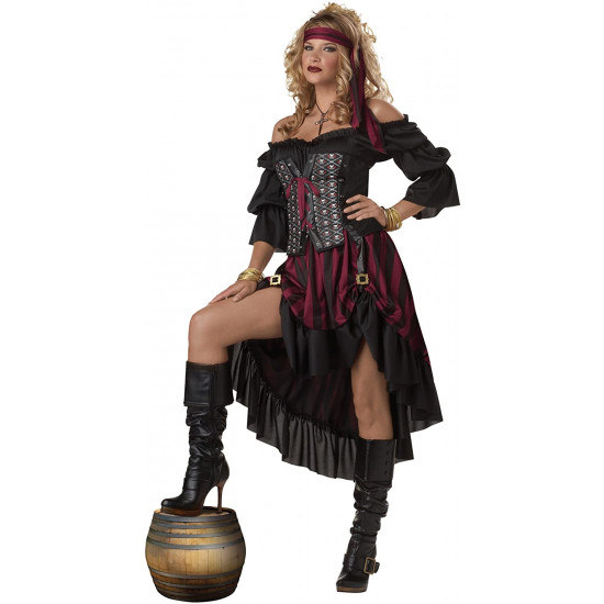 Fantasia Pirata Feminina Clássica Wench