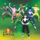 Fantasia Power Rangers Luxo Rosa Adulto Fantasia Power Rangers Luxo Rosa Adulto