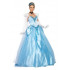 Fantasia Princesa Encantada Cinderela Luxo Adulto