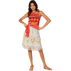 Fantasia Princesa Moana Disney Adulto Clássica