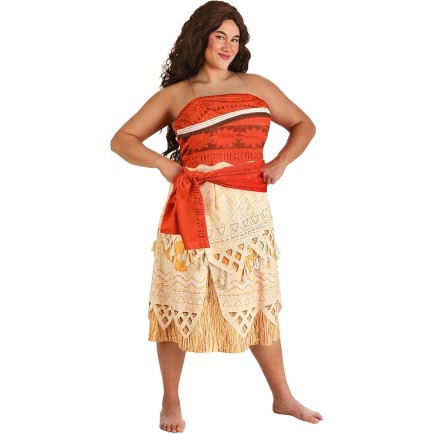 Fantasia Princesa Moana Disney Adulto Extra Grande Fantasia Princesa Moana Disney Adulto Extra Grande