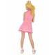 Fantasia Princesa Peach Adulto Vestido