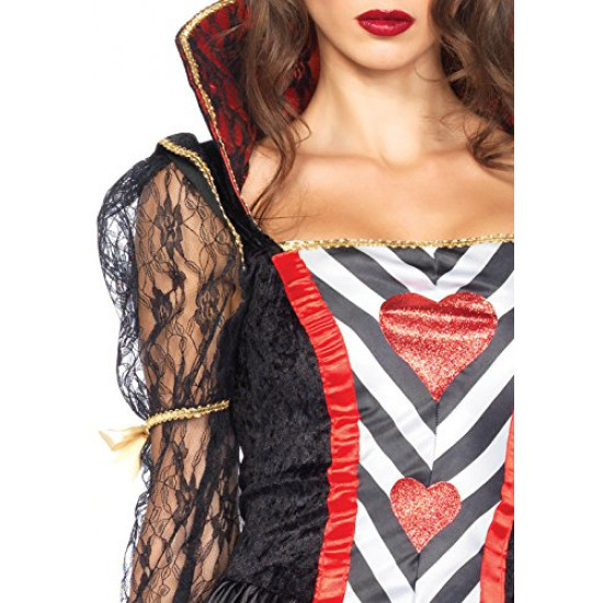 Fantasia Rainha de Copas Adulto clássica Luxo Fantasia Rainha de Copas Adulto clássica Luxo