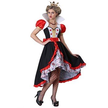Fantasia Rainha de Copas Adulto Luxo Clásica