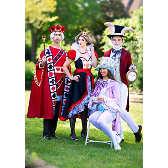 Fantasia Rainha de Copas Adulto Luxo Clásica