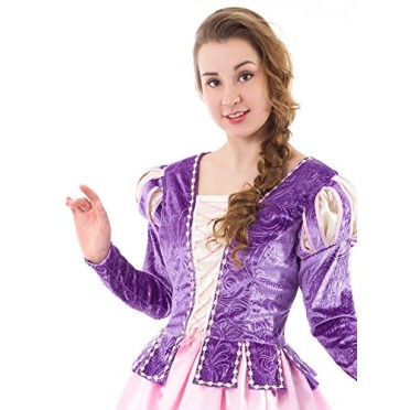Fantasia Rapunzel Enrolados Disney Luxo Adulto Fantasia Rapunzel Enrolados Disney Luxo Adulto