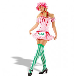 Fantasia Sexy Adulto Moranguinho Feminino Luxo