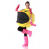 Fantasia Sra PacMan Pac Man Luxo Adulto Feminino