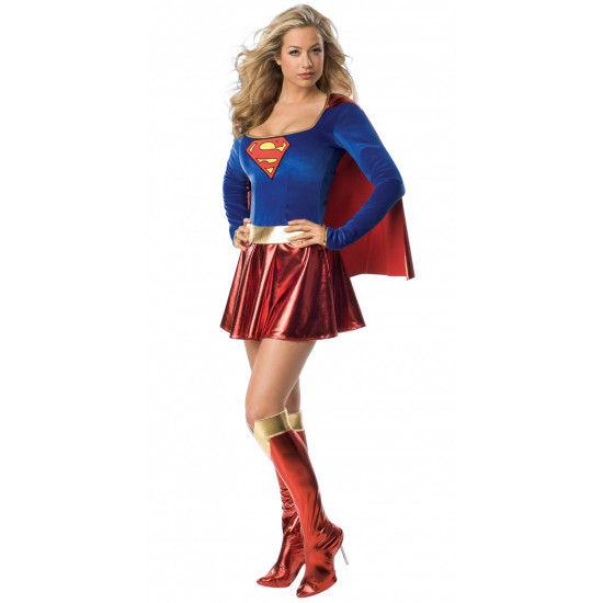 Fantasia Supergirl Adulto Feminino Sexy Fantasia Supergirl Adulto Feminino Sexy