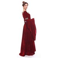 Fantasia Vestido Mulher Medieval Vitoriana Adulto Feminino Fantasia Vestido Mulher Medieval Vitoriana Adulto Feminino
