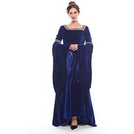 Fantasia Vestido Mulher Medieval Vitoriana Adulto Feminino Fantasia Vestido Mulher Medieval Vitoriana Adulto Feminino