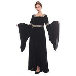 Fantasia Vestido Mulher Medieval Vitoriana Adulto Feminino Fantasia Vestido Mulher Medieval Vitoriana Adulto Feminino