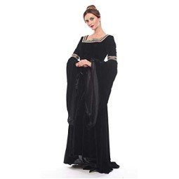Fantasia Vestido Mulher Medieval Vitoriana Adulto Feminino Fantasia Vestido Mulher Medieval Vitoriana Adulto Feminino