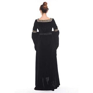 Fantasia Vestido Mulher Medieval Vitoriana Adulto Feminino Fantasia Vestido Mulher Medieval Vitoriana Adulto Feminino